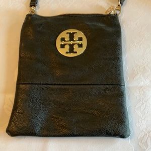 Tory Burch black messenger bag